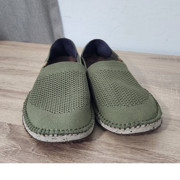 Saola Women's Shoes Size 9.5 Green Slip On Comfort Breathable Slip On Casual - Picture 5 of 9